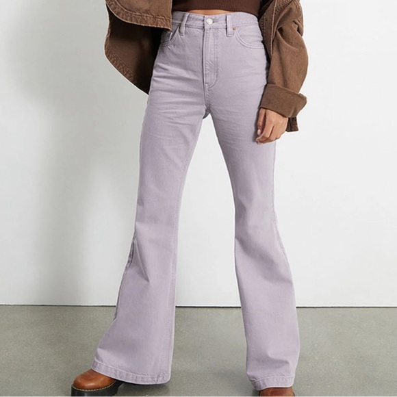 Pacific Sunwear Denim - Pacsun/ Pacific Sunwear dusty lavender high rise flare jeans